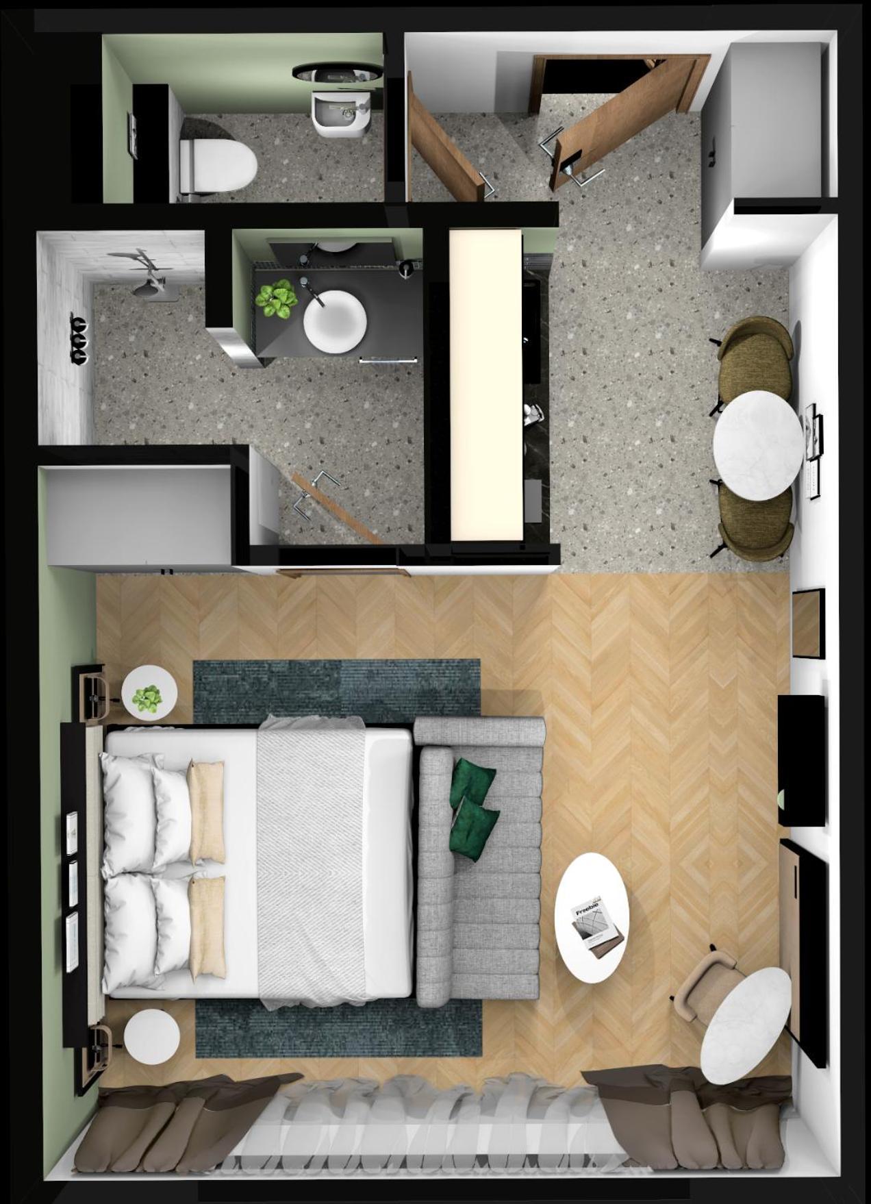 Master Altona Apartman Hamburg Szoba fotó